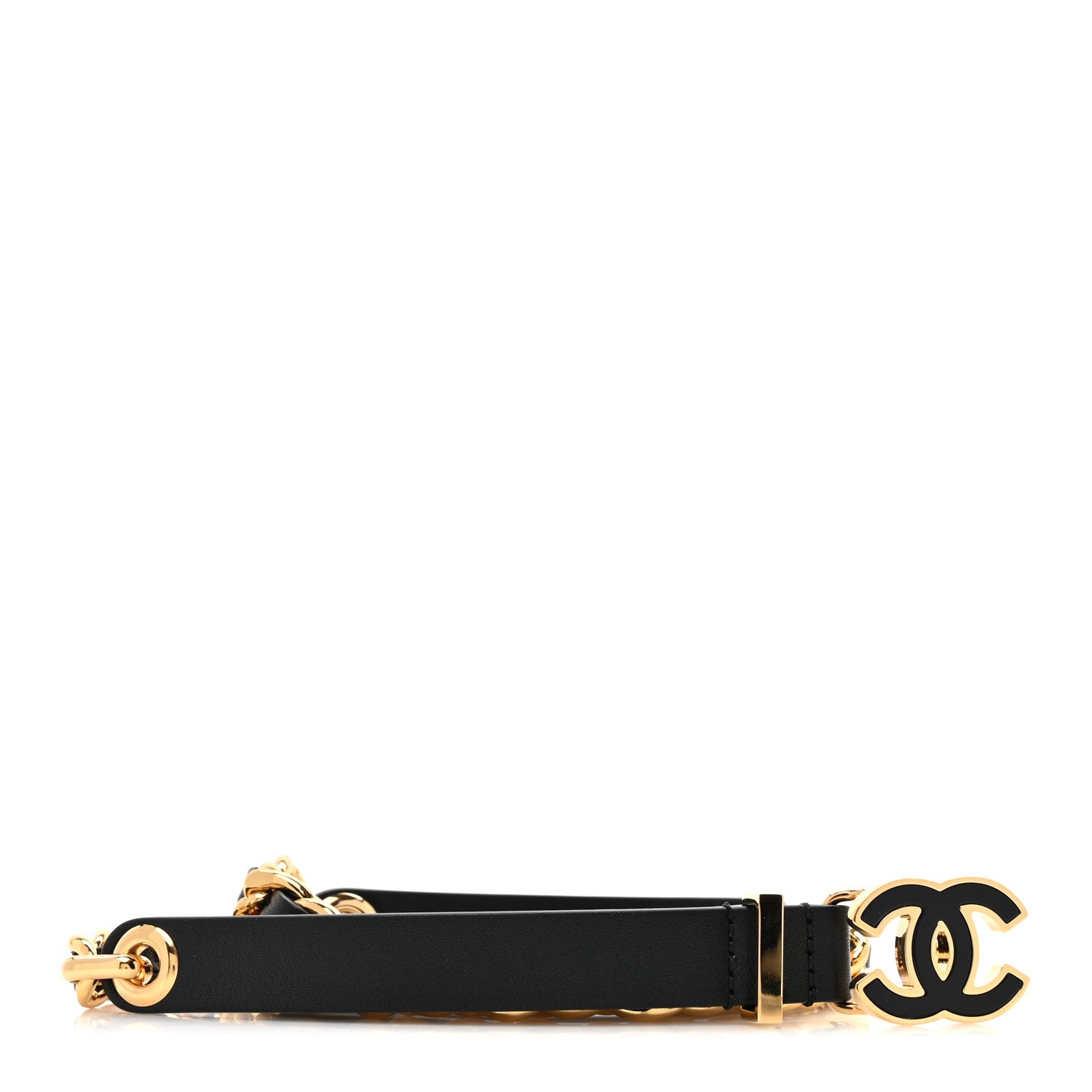 Chanel Lambskin CC Chain Belt 85 34 Black 1 of 6