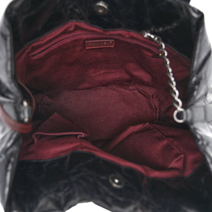 Chanel Iridescent Calfskin Quilted Large In The Mix Tote Black 6 of 10