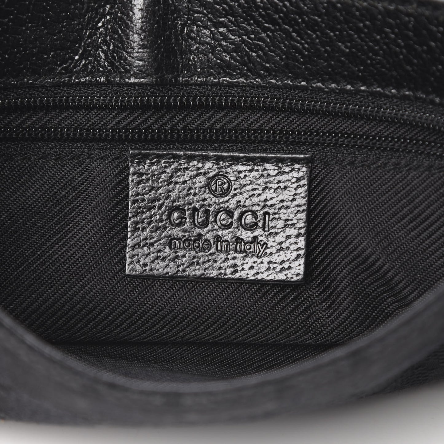 GG Monogram Web Flight Belt Bag Black