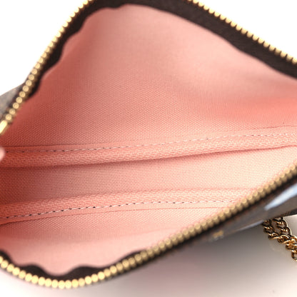 Louis Vuitton Damier Ebene 2020 Christmas Animation Big Wheel Mini Pochette Accessories Rose Ballerine 4 of 8