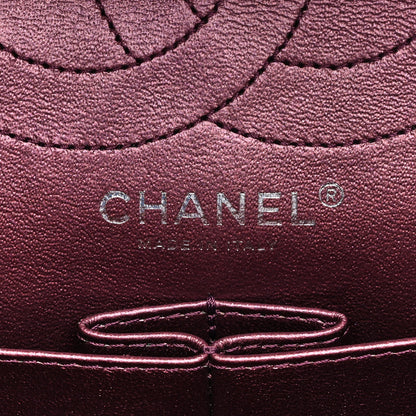 Chanel Metallic Aged Calfskin Quilted 2.55 Reissue 226 Flap Purple 6 of 10