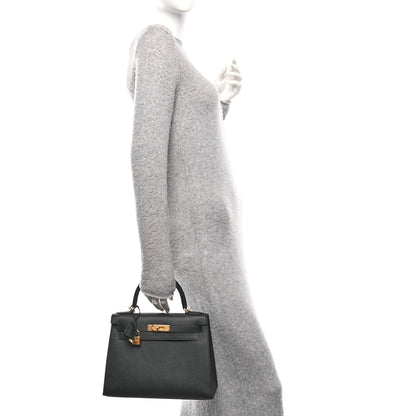 Hermes Epsom Kelly Sellier 28 Black 2 of 11