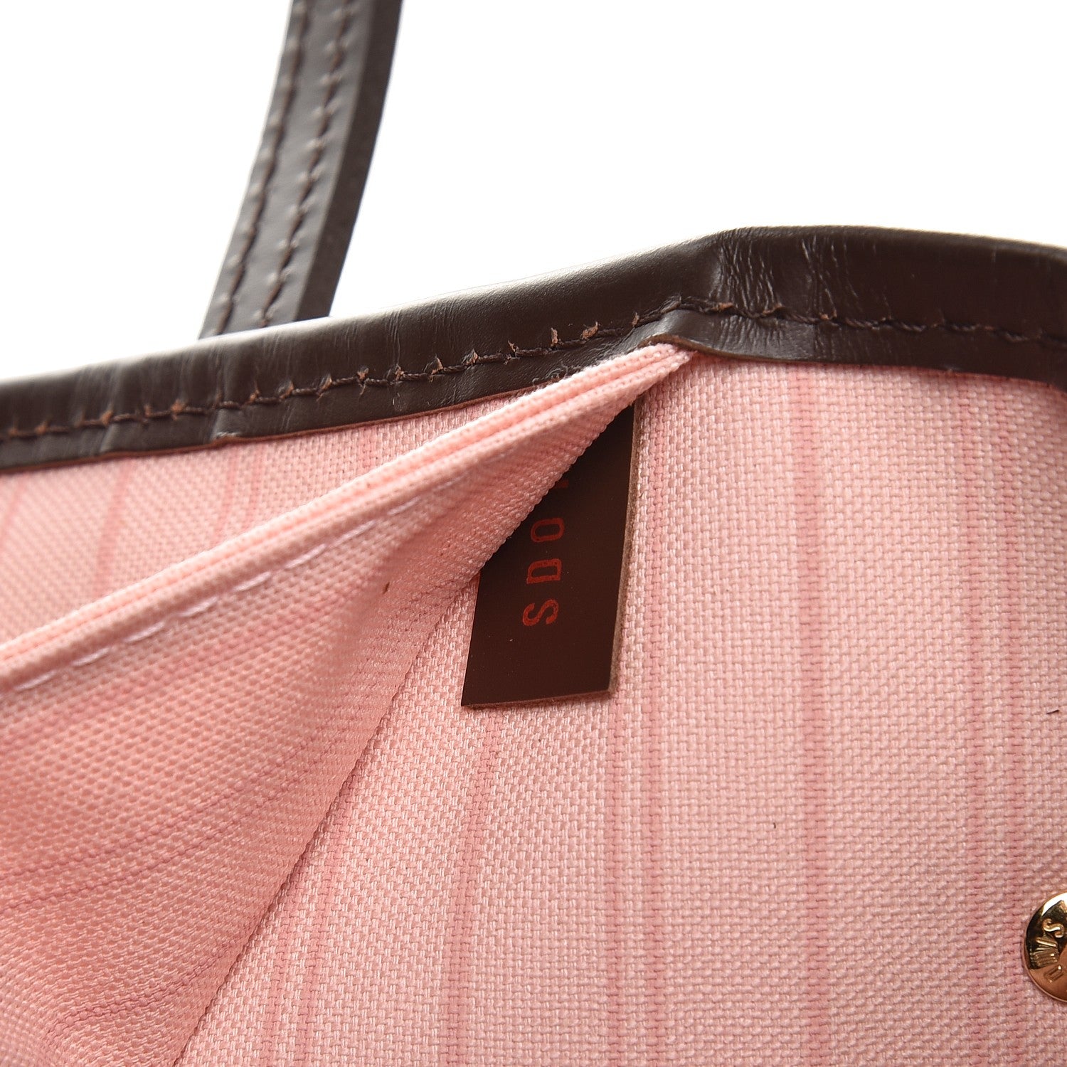 Louis Vuitton Damier Ebene Neo Neverfull MM Rose Ballerine 9 of 17