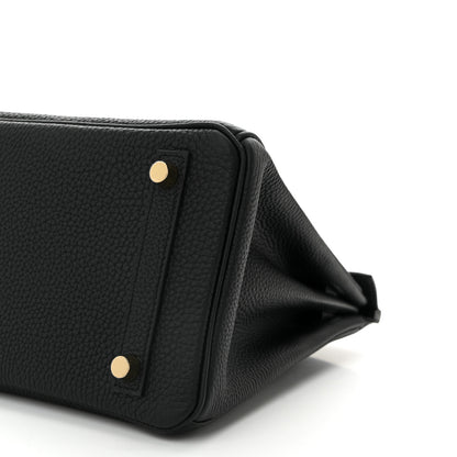 Hermes Togo Birkin 25 Black 8 of 9