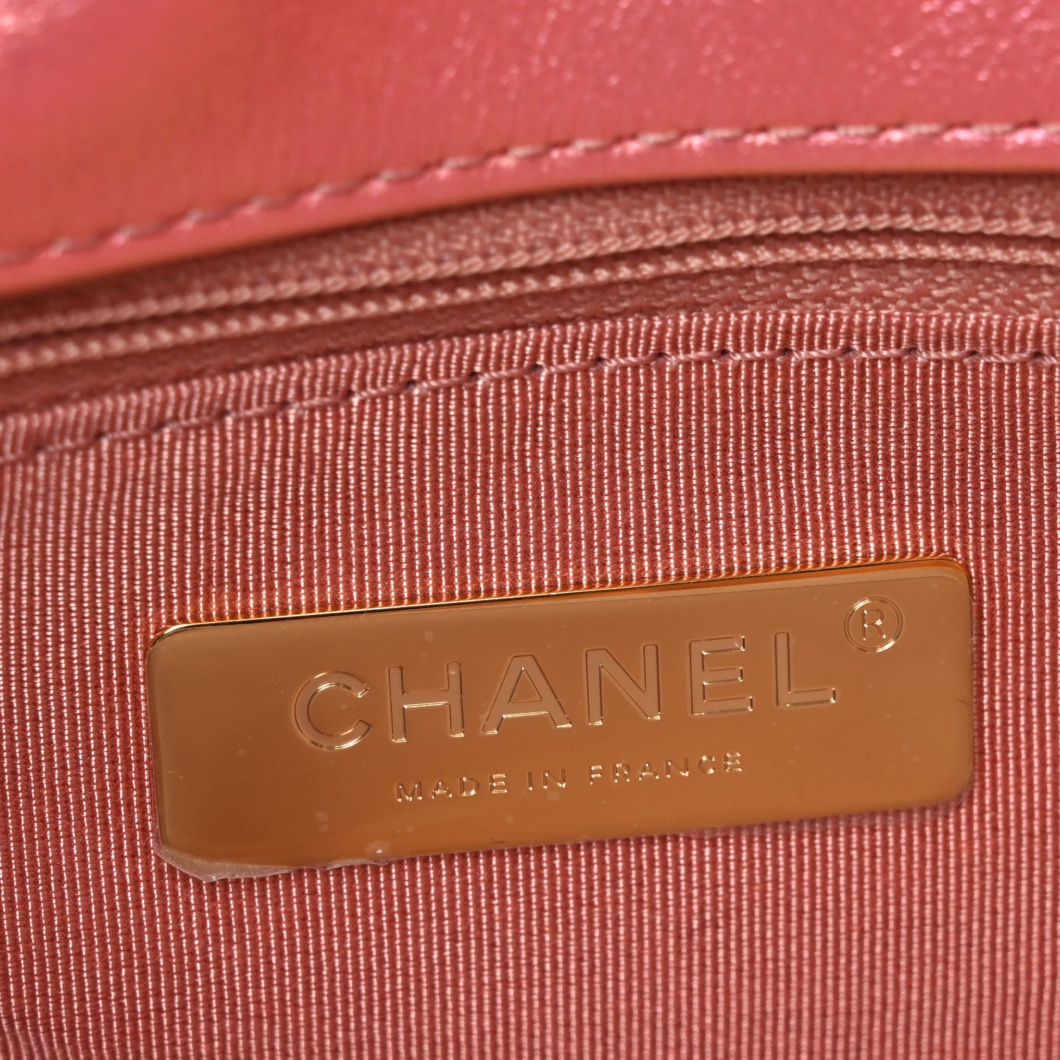 Chanel Iridescent Lambskin Quilted Large Chanel 19 Flap Pink 6 of 10