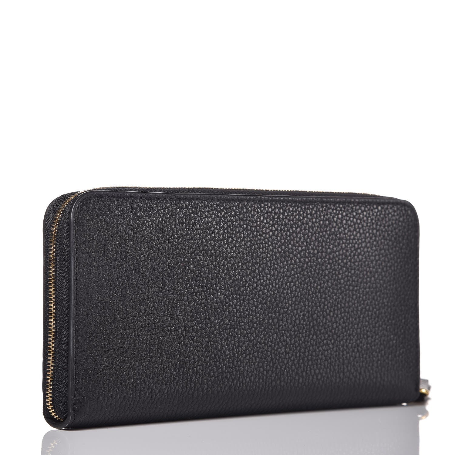 Mulberry Small Classic Grain Calfskin 12 Card Zip Around Wallet Black 3 of 7