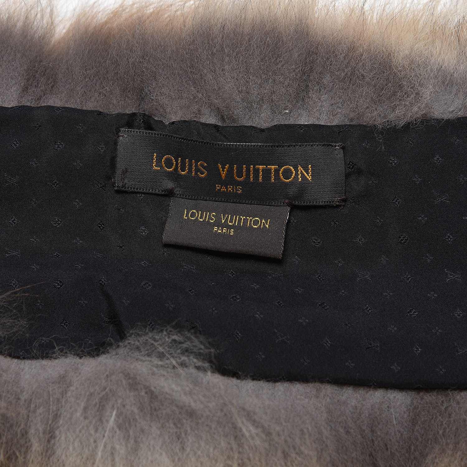 Louis Vuitton Fox Fur Foxy Collar Black 4 of 5
