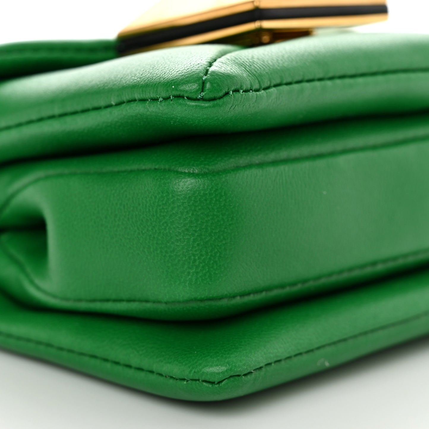 Nappa Micro One Stud Chain Bag Gea Green