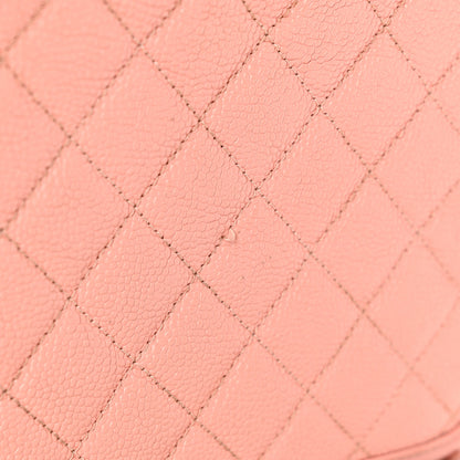 Chanel Caviar Quilted Medium CC Filigree Vanity Case Rose Pink 12 of 12