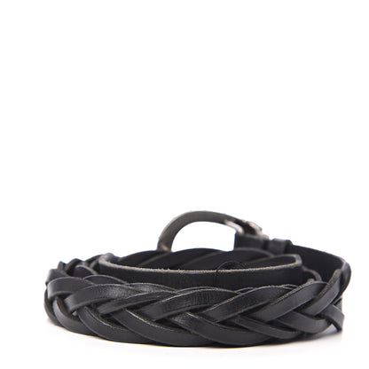 Gucci Calfskin Dionysus Braided Belt 115 46 Black 2 of 3