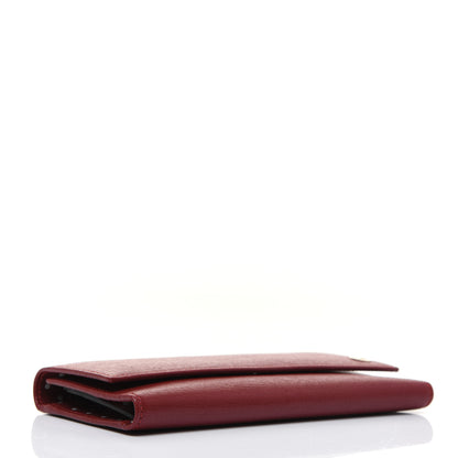Gucci Calfskin GG Continental Wallet Red 4 of 10