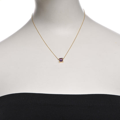 Tiffany 18K Yellow Gold Amethyst Paloma Picasso Sugar Stacks Pendant Necklace 2 of 7