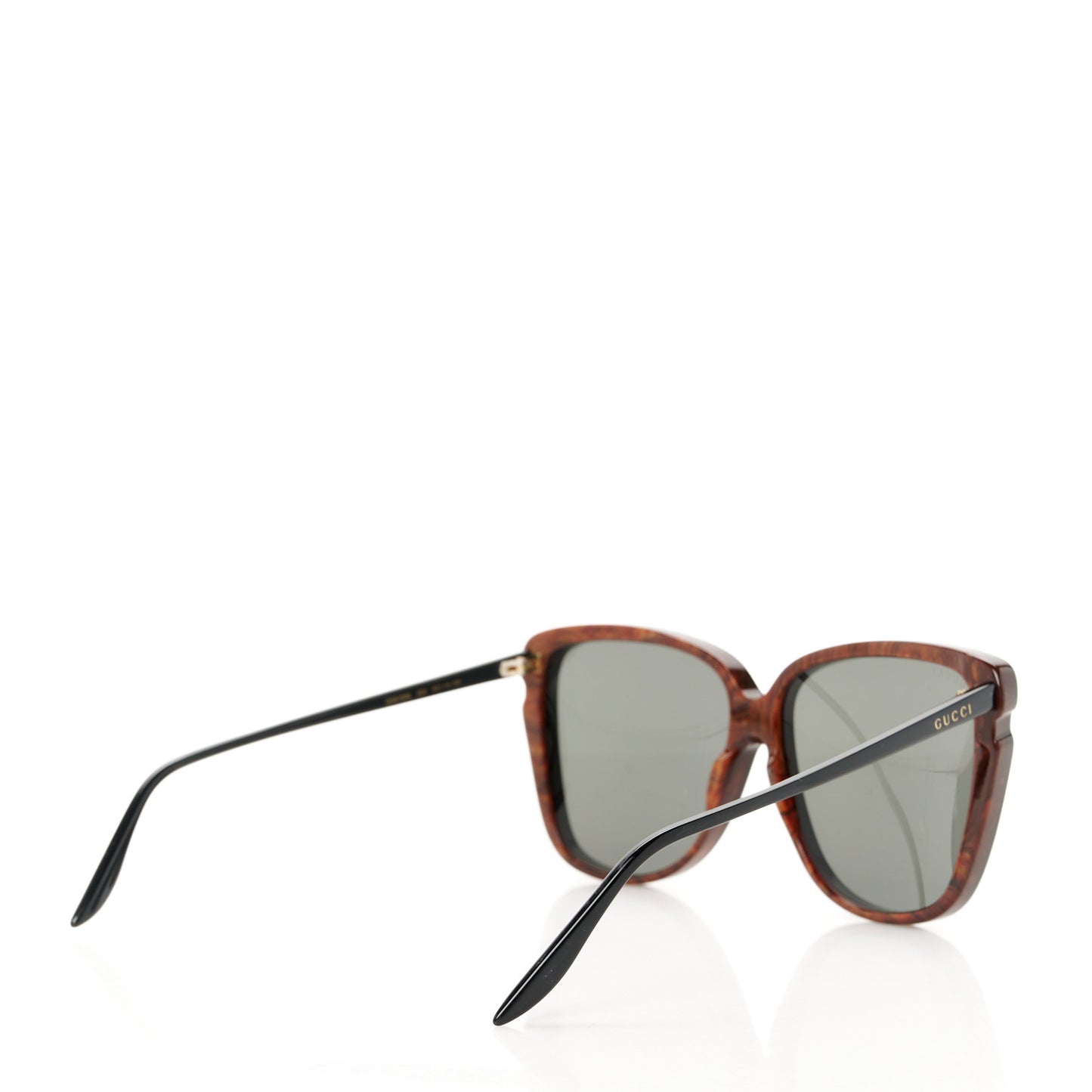 Acetate Square Frame GG0709S Sunglasses Brown
