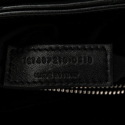 Saint Laurent Calfskin Y Quilted Monogram Medium Loulou Chain Satchel Black 7 of 10