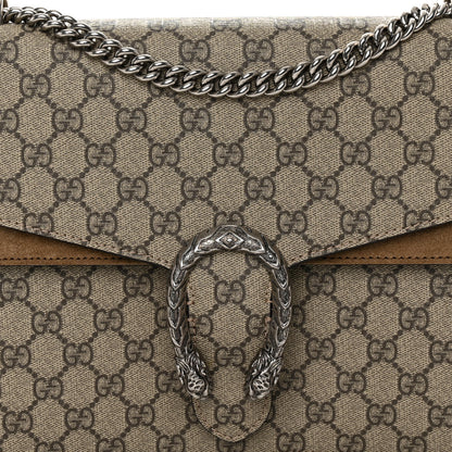 Gucci GG Supreme Monogram Medium Dionysus Shoulder Bag Taupe 8 of 11