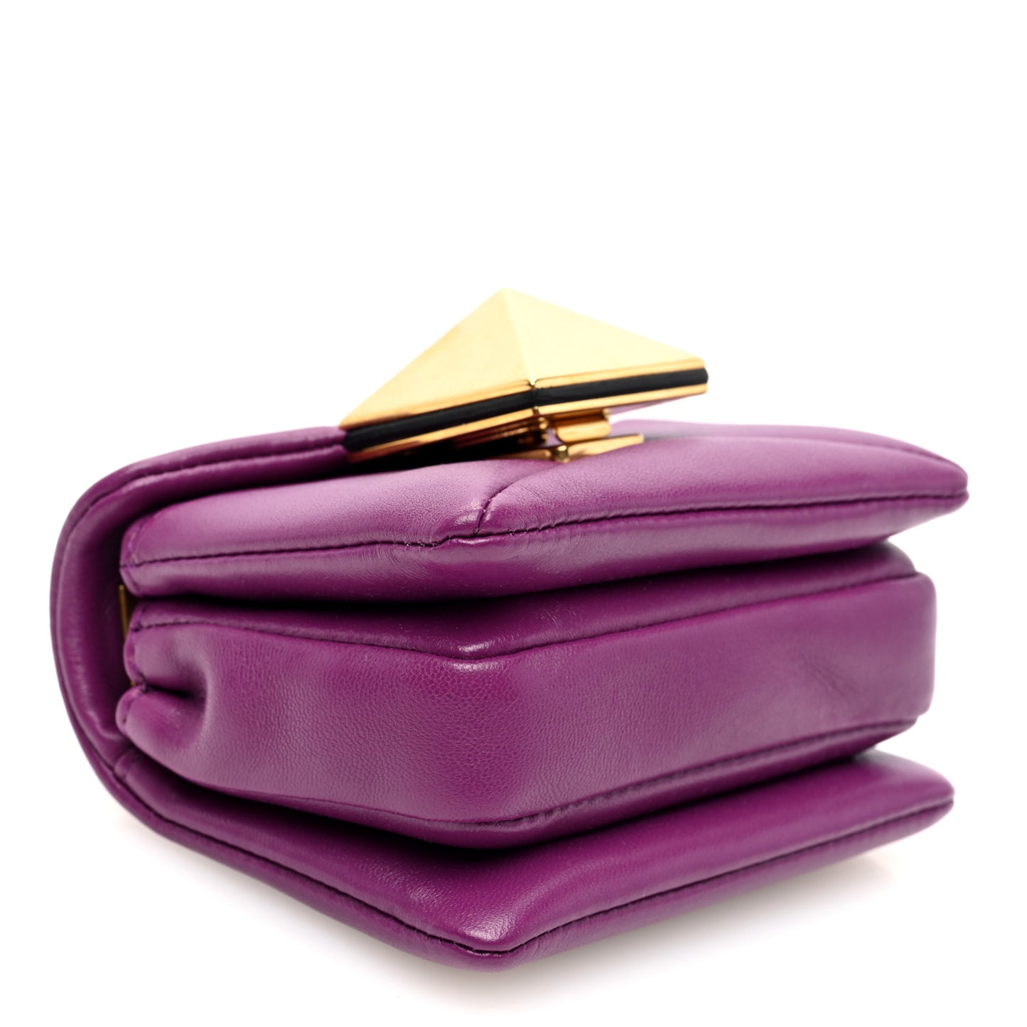 Nappa Micro One Stud Chain Bag Prune