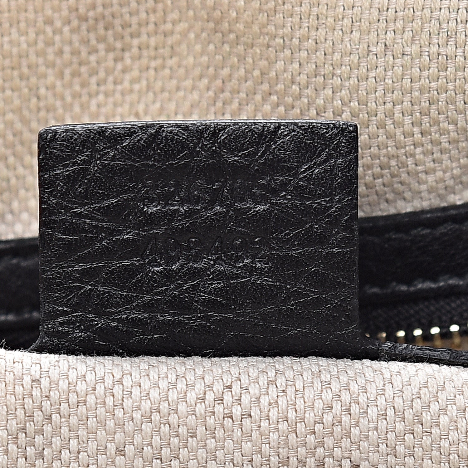 Gucci Pebbled Calfskin Medium Soho Chain Hobo Black 7 of 15