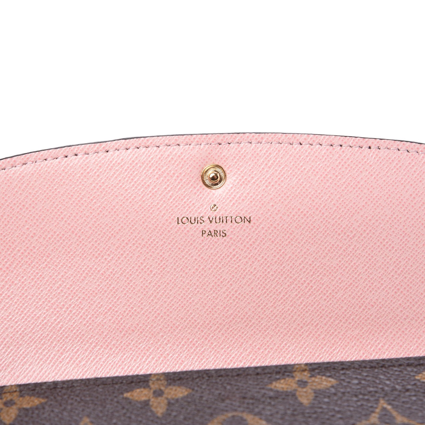 Monogram Emilie Wallet Rose Ballerine