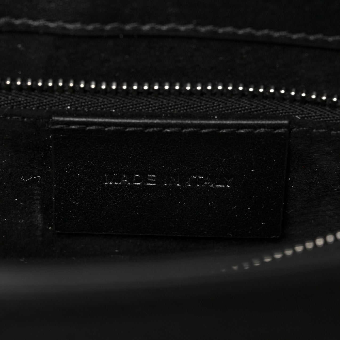 Nappa Chain Medallion Satchel Black