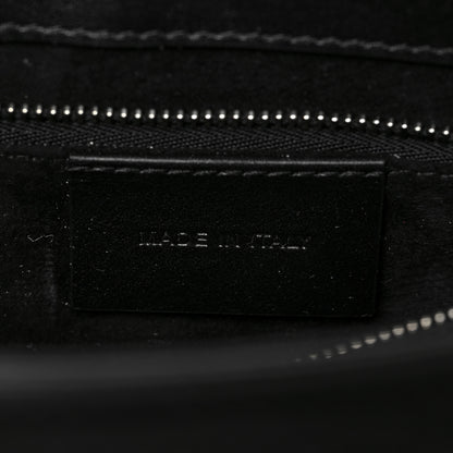 Alexander McQueen Nappa Chain Medallion Satchel Black 6 of 9