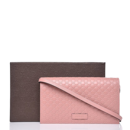 Gucci Microguccissima Crossbody Wallet Soft Pink 7 of 7