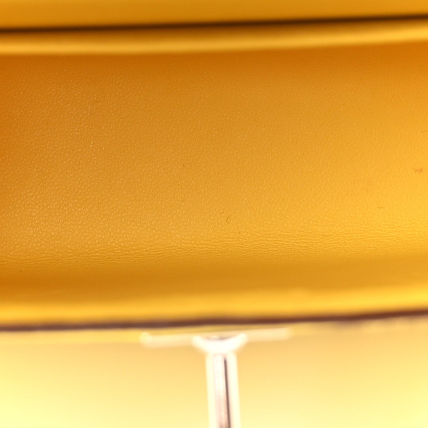 Hermes Chevre Mysore Mini Kelly Sellier 20 Jaune Citron 5 of 11
