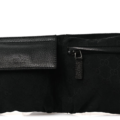 Gucci GG Monogram Double Pocket Belt Bag Black 8 of 13