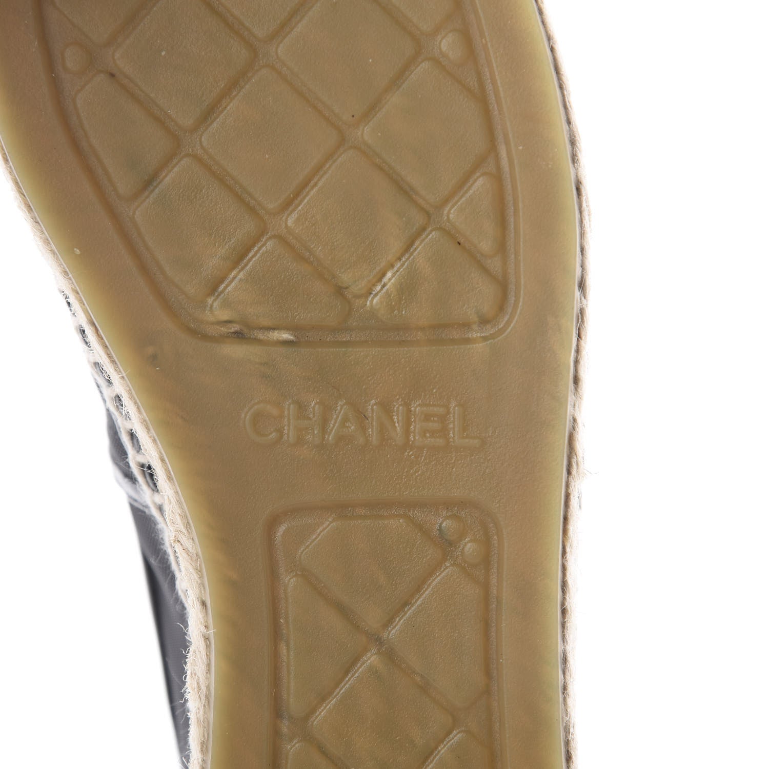 Chanel Mesh CC Espadrilles 40 Black 7 of 7