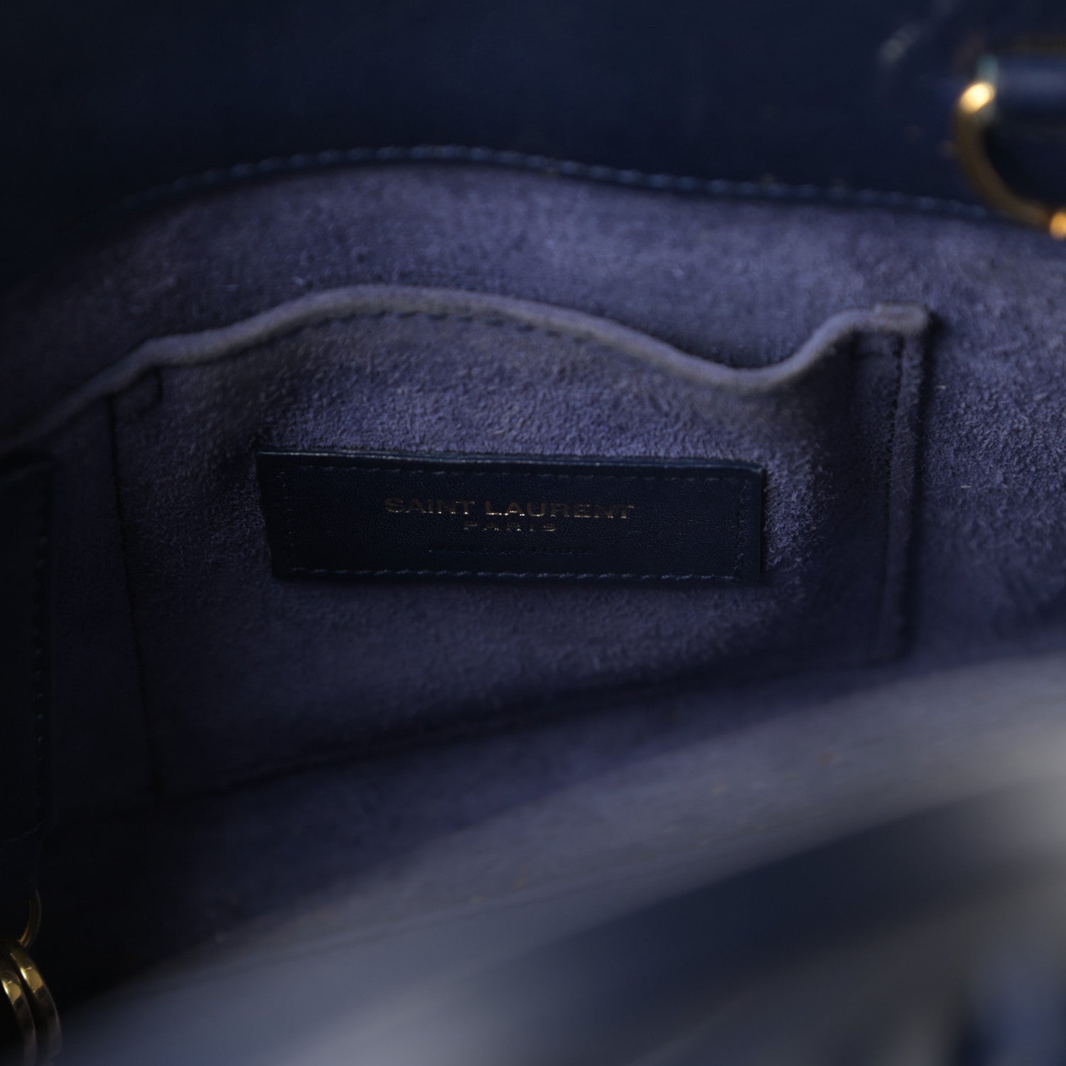 Saint Laurent Calfskin Nano Sac De Jour Dark Blue 8 of 24