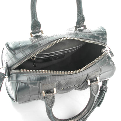 Givenchy Calfskin Crocodile Embossed Mini Lucrezia Black 5 of 7