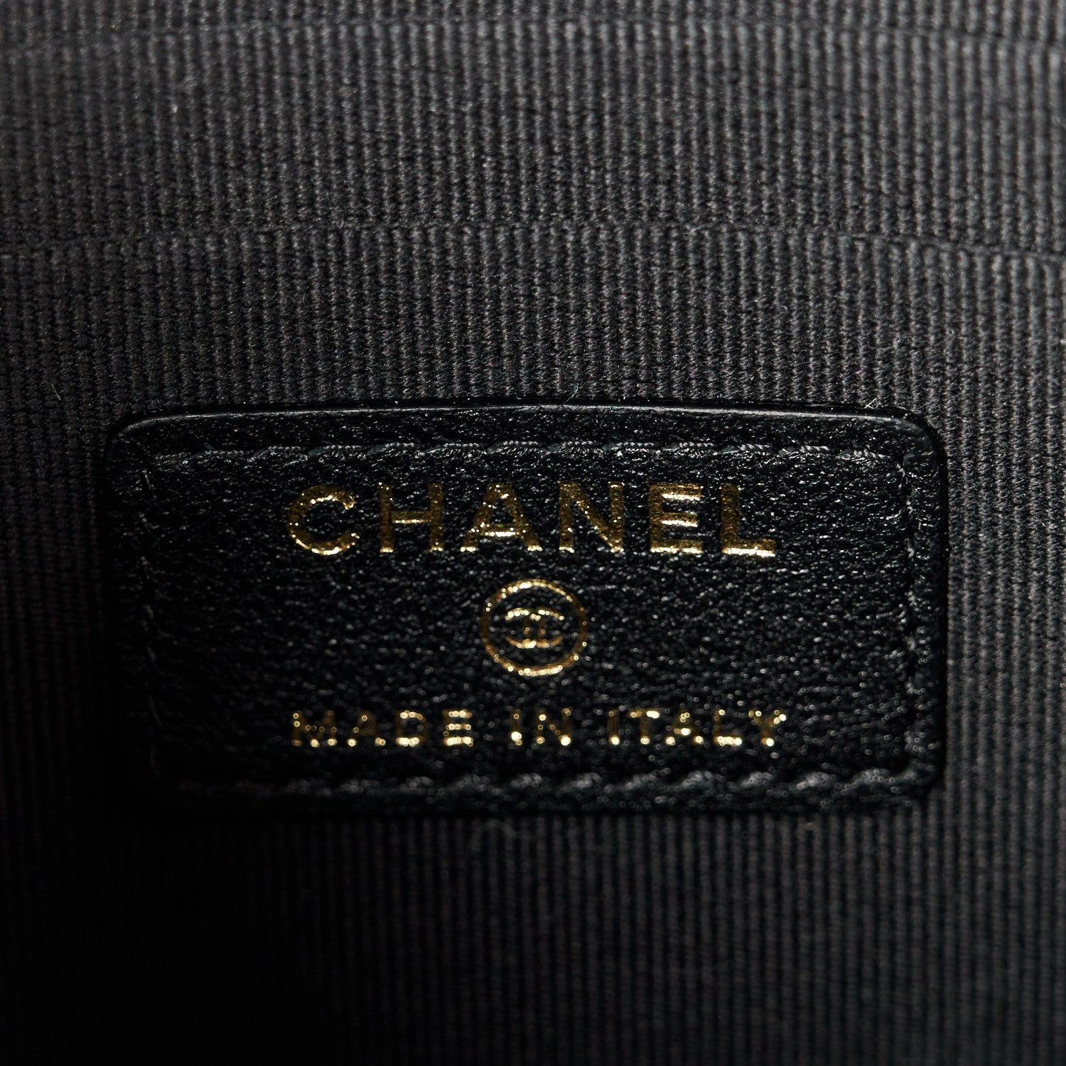 Chanel Lambskin Pearl Crystal Quilted Pearly Girl Handle Flap Phone Holder With Chain Black 6 of 12