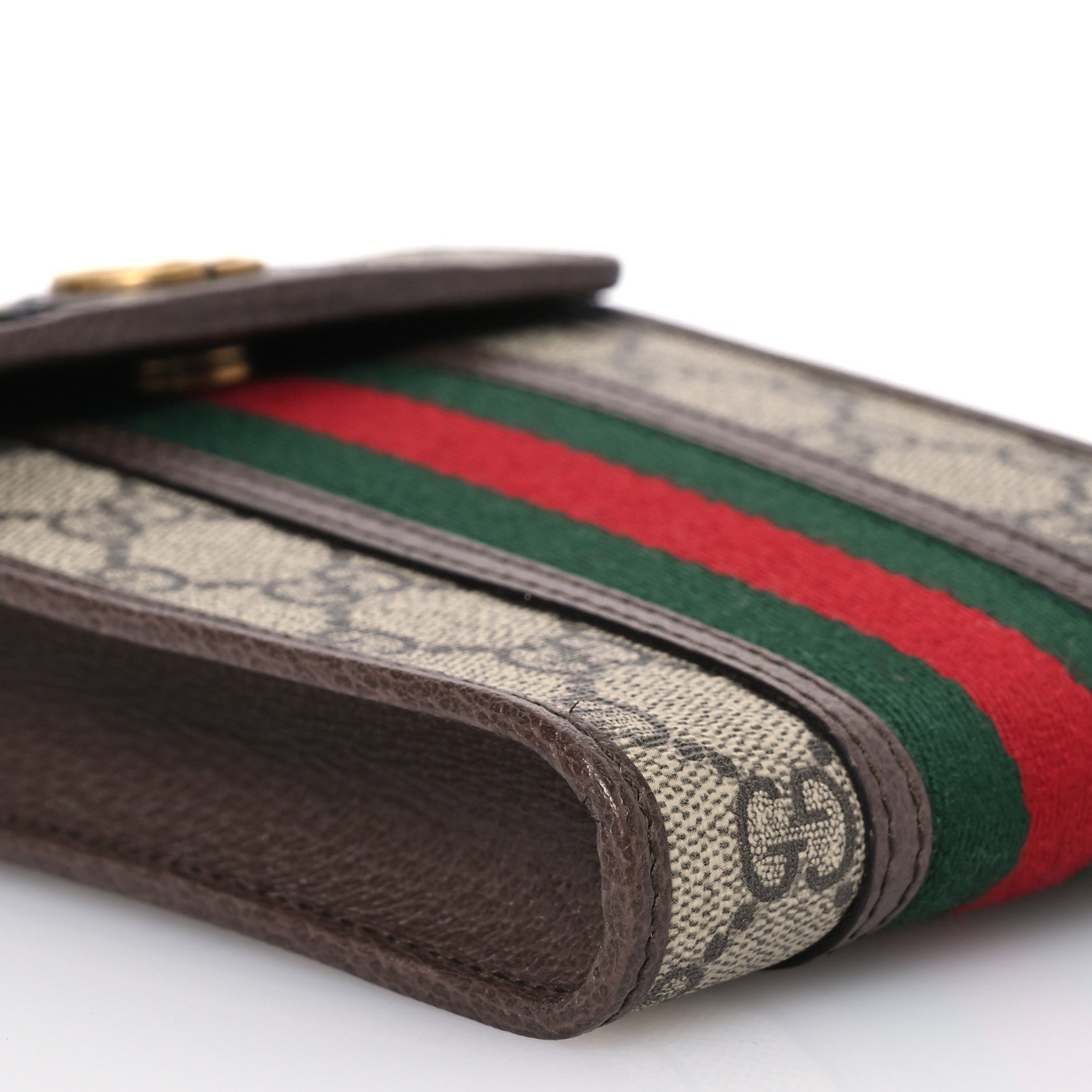 Gucci GG Supreme Monogram Web Mini Ophidia Crossbody Bag Beige New Acero 9 of 14