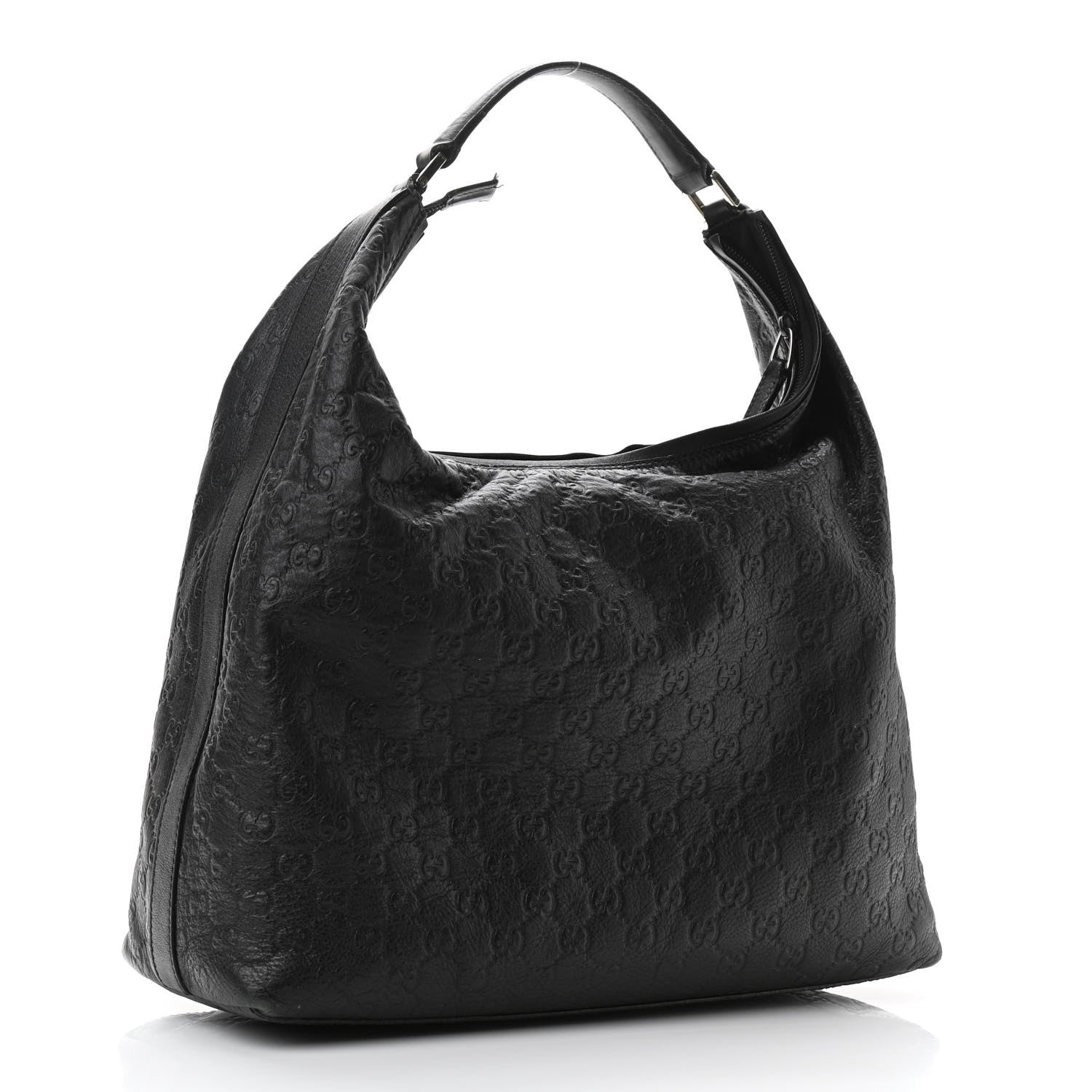 Gucci Guccissima Large Hobo Black 3 of 16