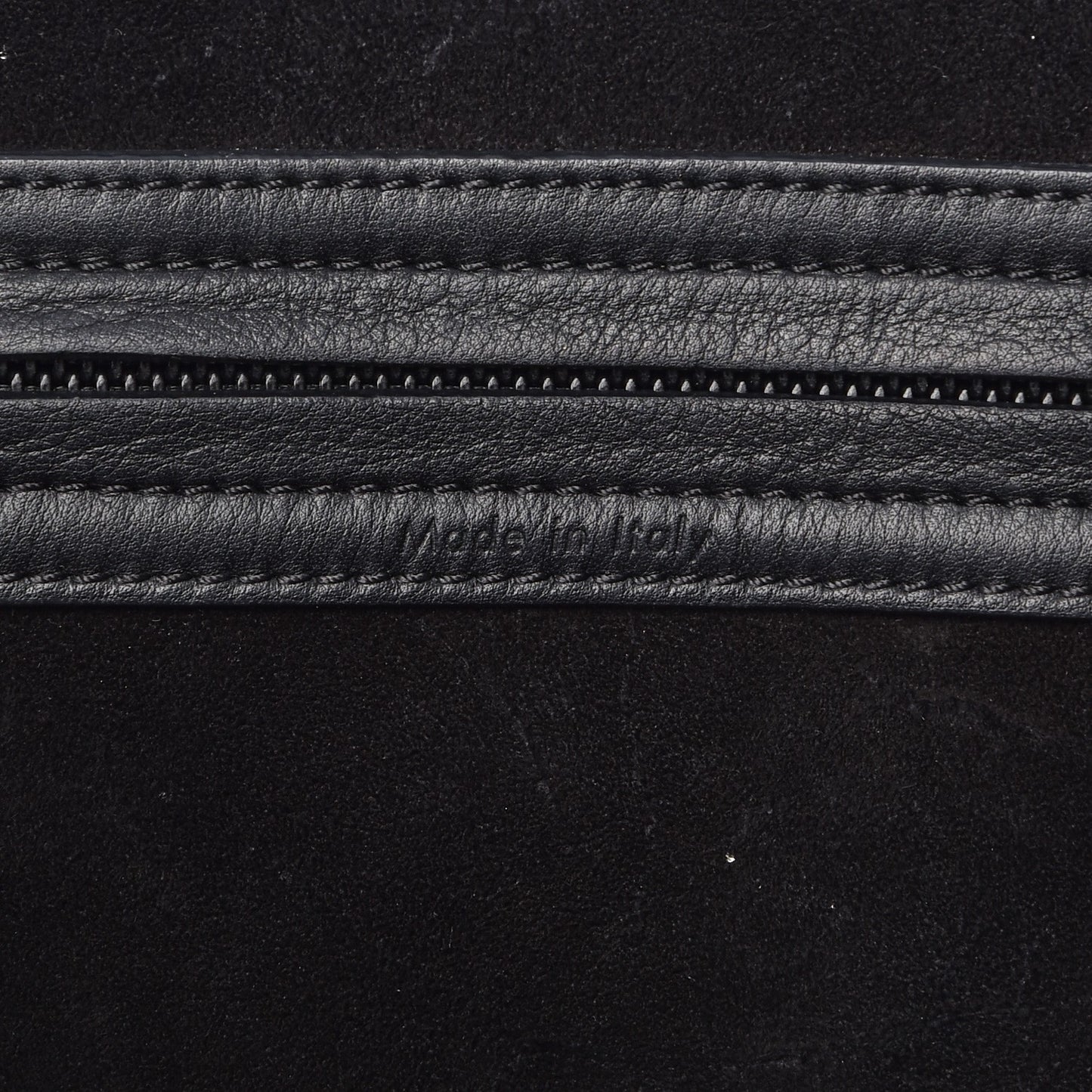 Supple Calfskin Medium Phantom Luggage Black