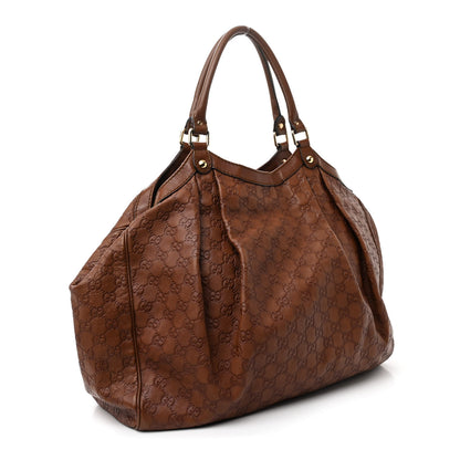 Gucci Guccissima Signature Large Sukey Tote Brown 3 of 15