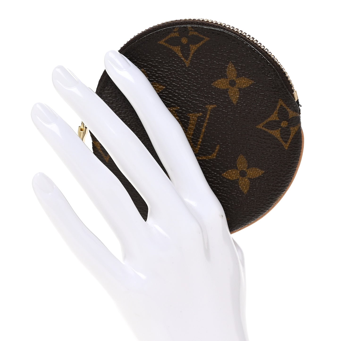 Monogram Round Coin Purse