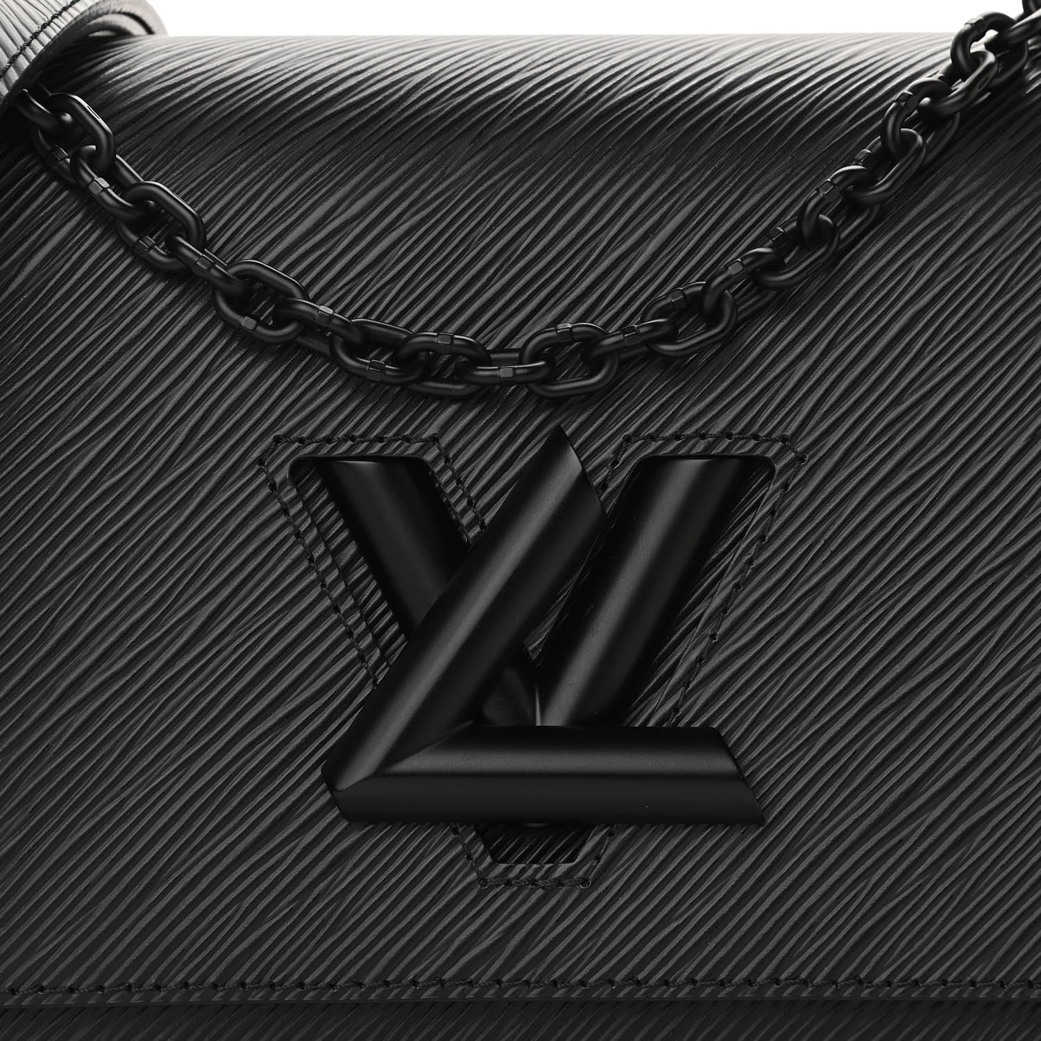Louis Vuitton Epi Twist Shoulder Bag MM Matte Black 8 of 12