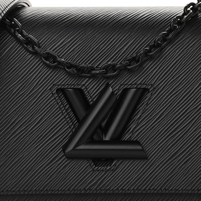 Louis Vuitton Epi Twist Shoulder Bag MM Matte Black 8 of 12