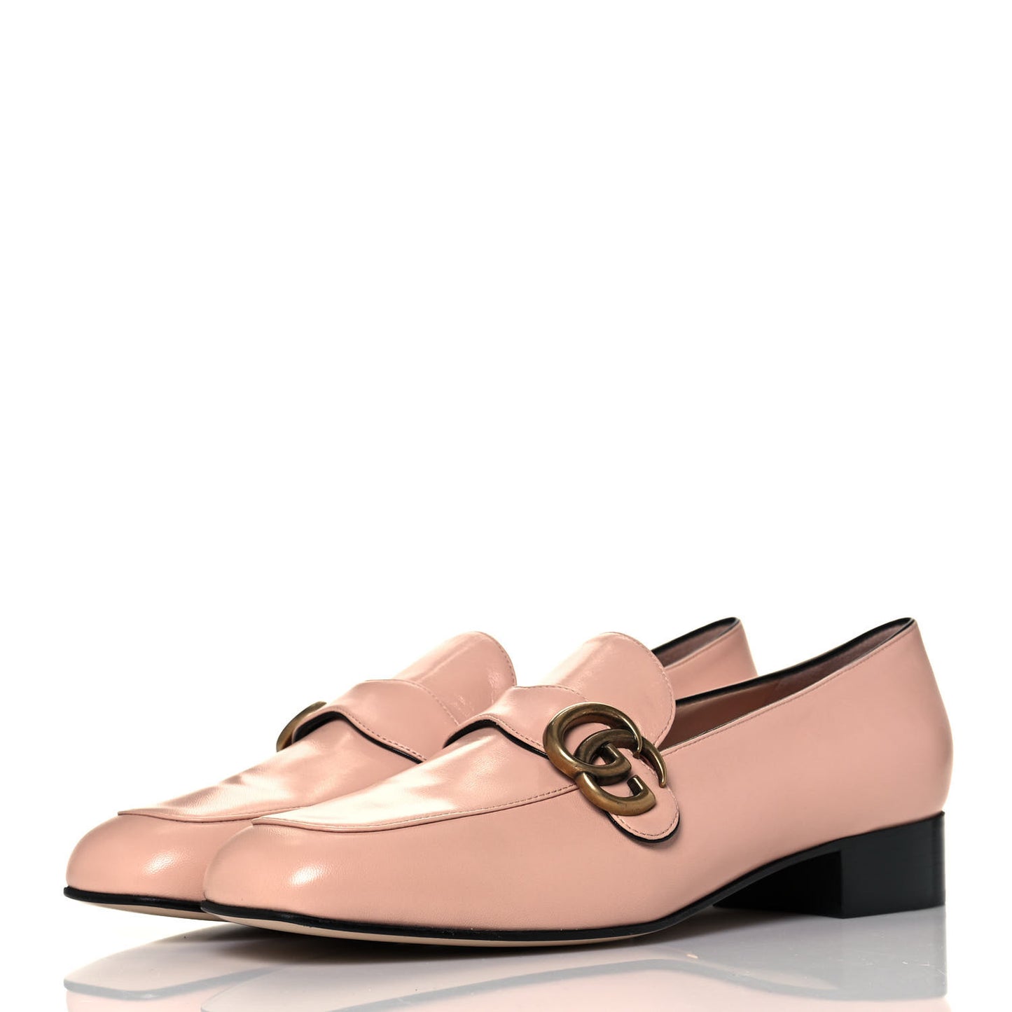 Malaga Kid Womens GG Marmont Loafers 40 Perfect Pink