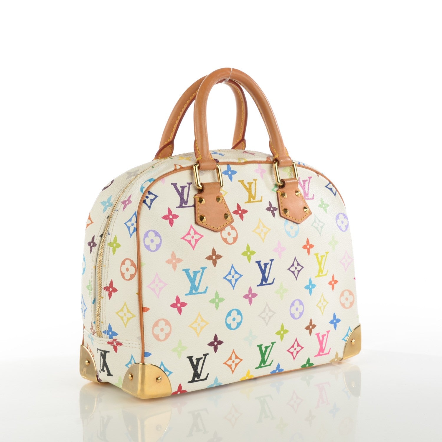 Louis Vuitton Monogram Multicolor Trouville White 3 of 7