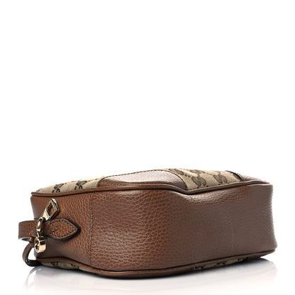 Gucci Monogram Mini Bree Messenger Bag Beige Tabacco 5 of 12