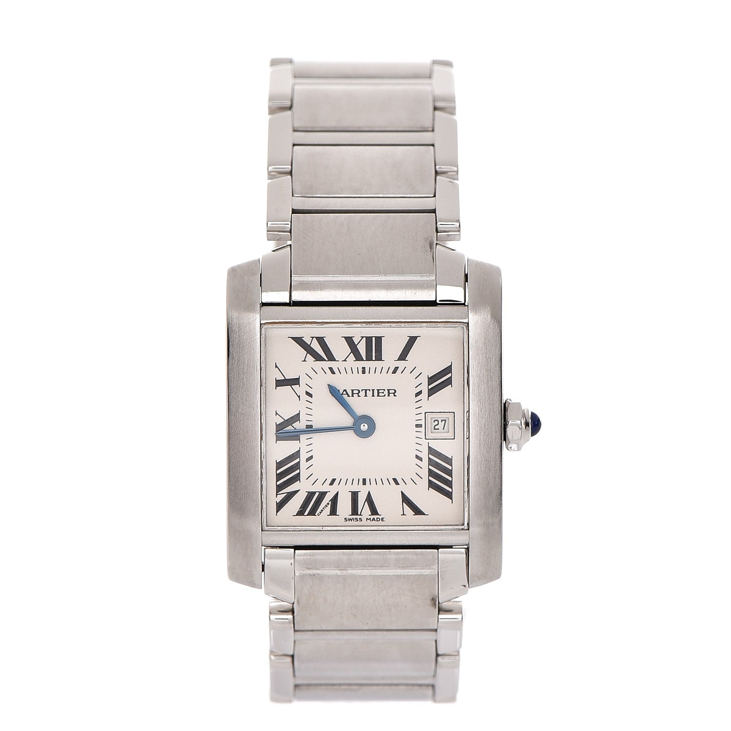 Cartier Stainless Steel 25mm Tank Francaise Quartz Watch 1 of 7