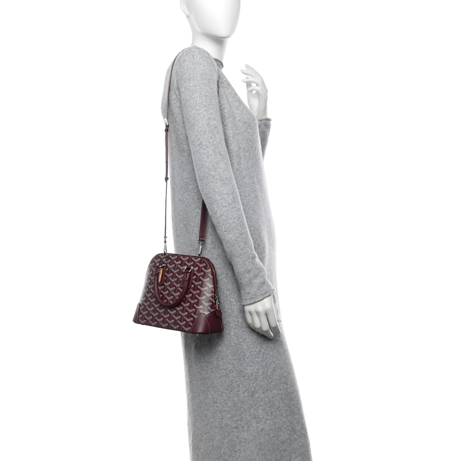 Goyard Goyardine Mini Vendome Burgundy 2 of 12