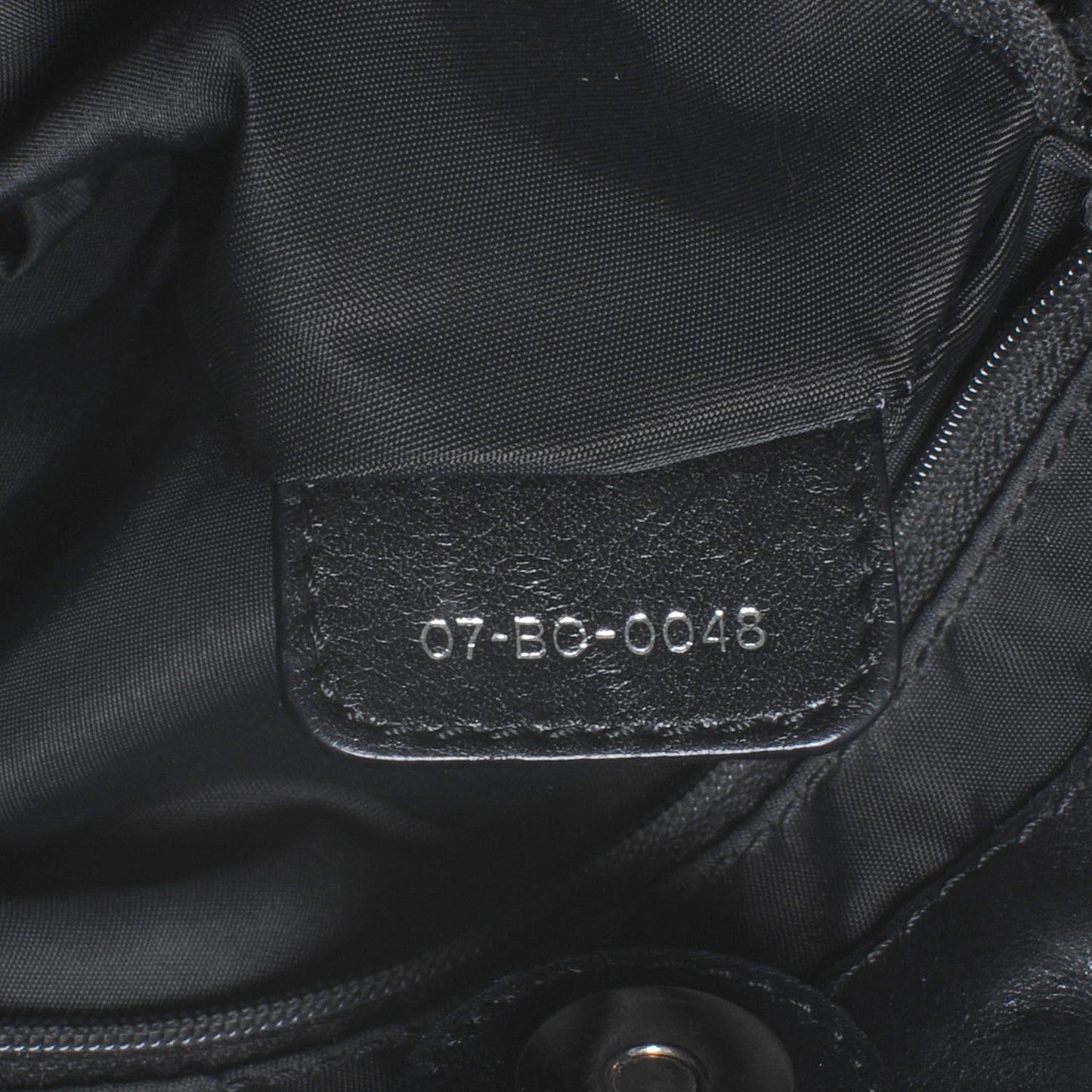 Satin Cannage Charming Tote Black