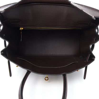 Hermes Togo Birkin 30 Chocolate 5 of 12