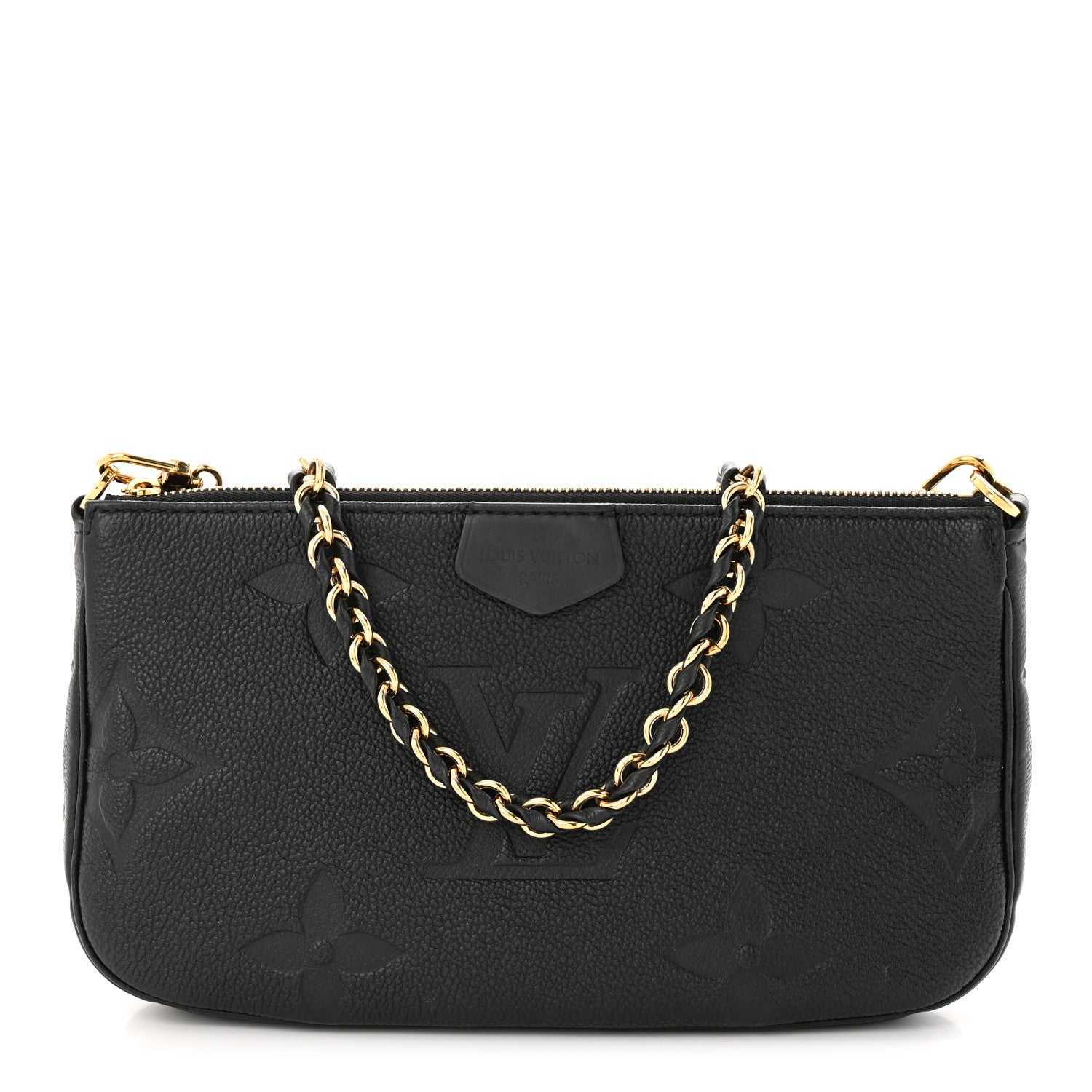 Louis Vuitton Empreinte Monogram Giant Multi Pochette Accessories Large Pochette Black 1 of 9