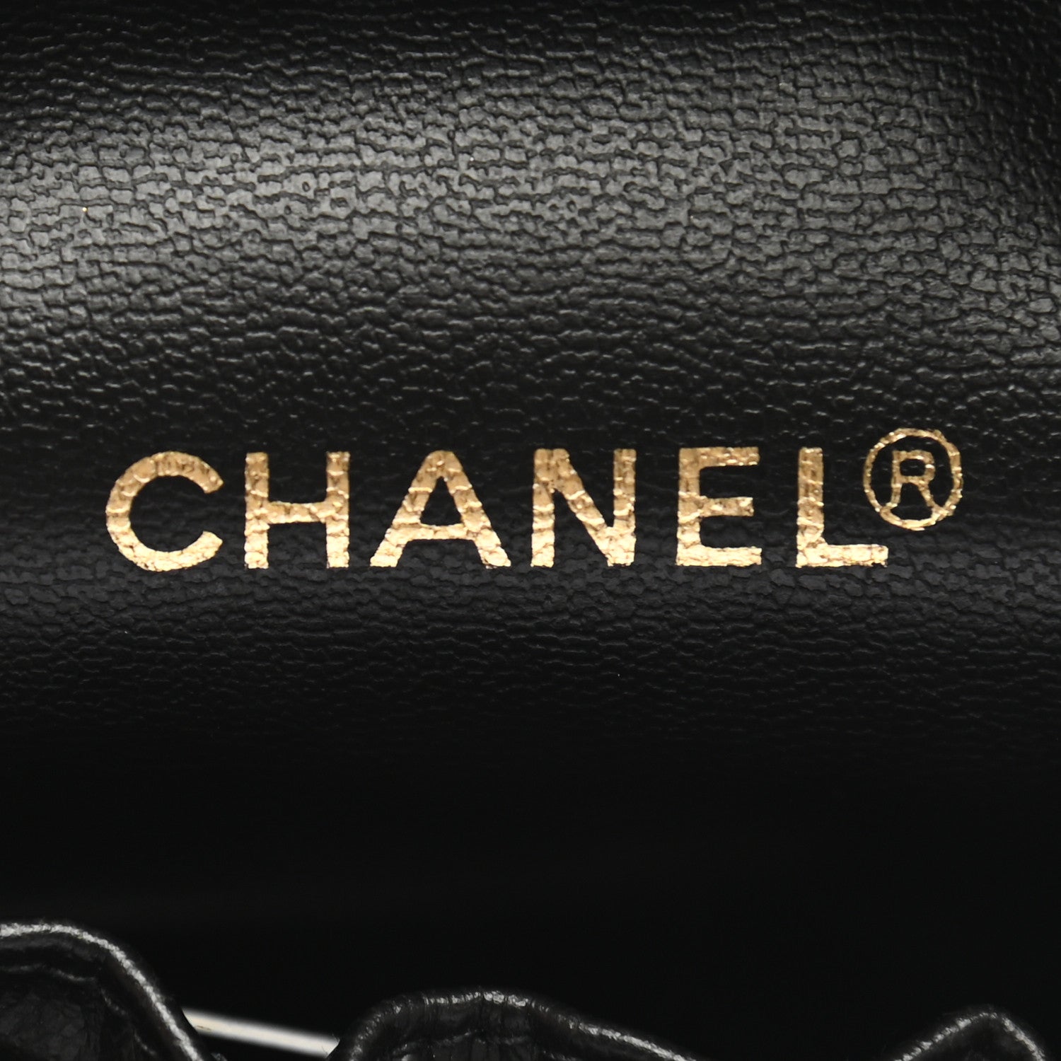 Chanel Lambskin Vanity Cosmetic Bag Black 6 of 10