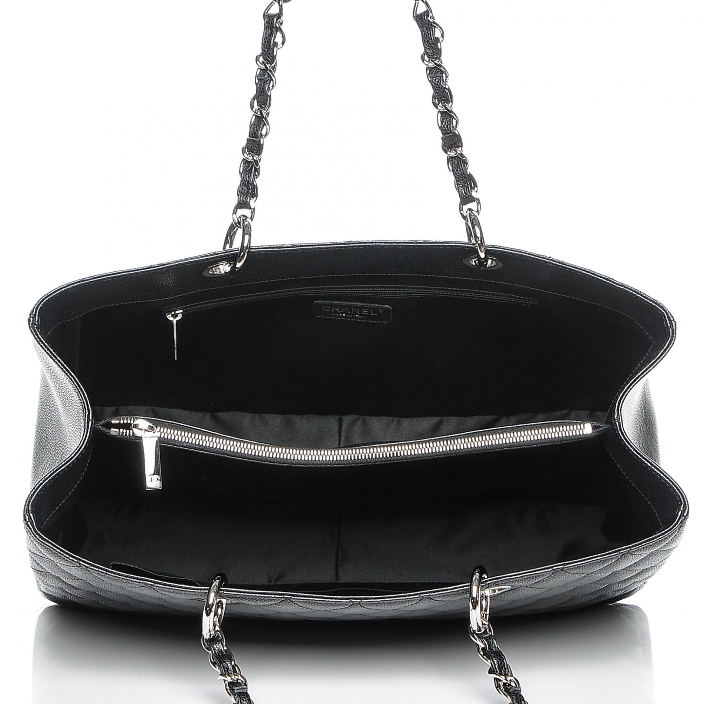 Caviar Quilted XL Grand Shopping Tote GST Black