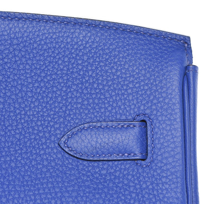Hermes Togo Birkin 35 Bleu Electrique 11 of 33