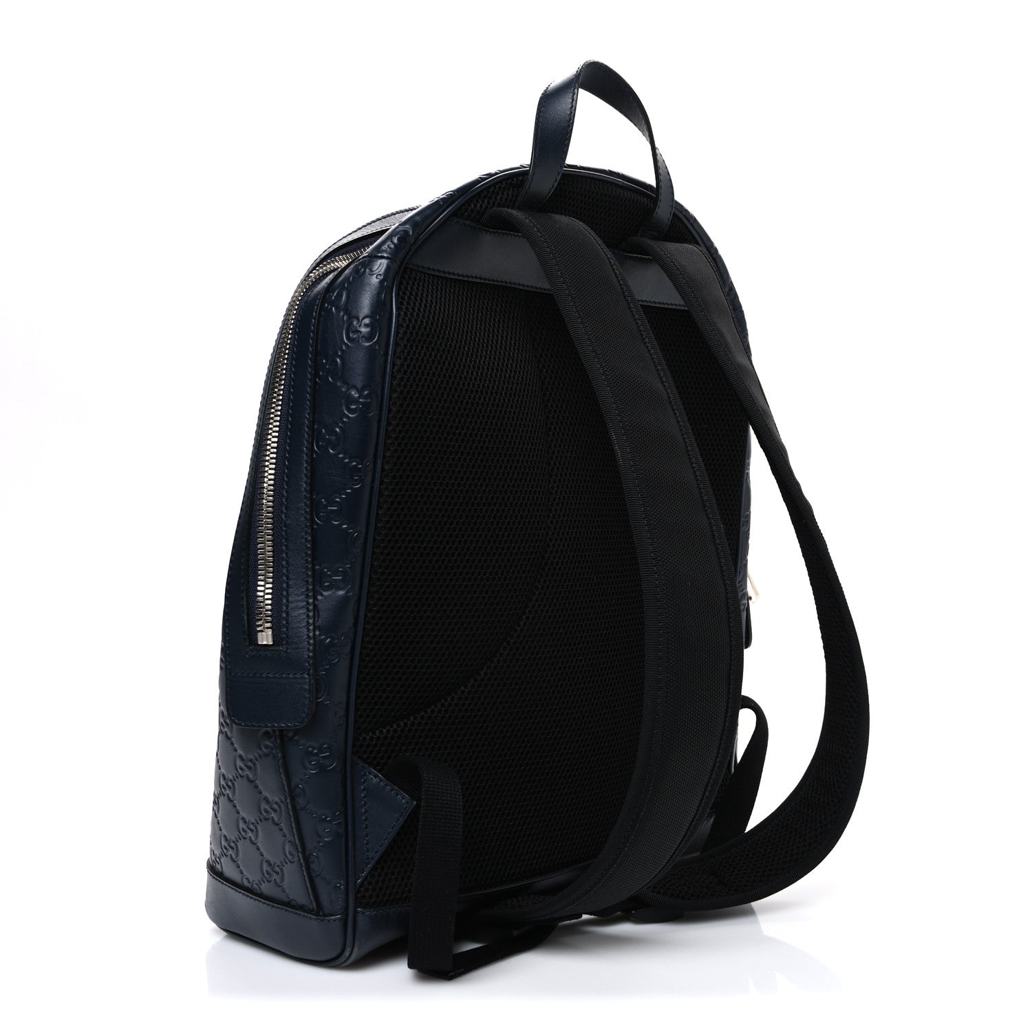 Gucci Guccissima Signature Day Backpack Blue 3 of 10